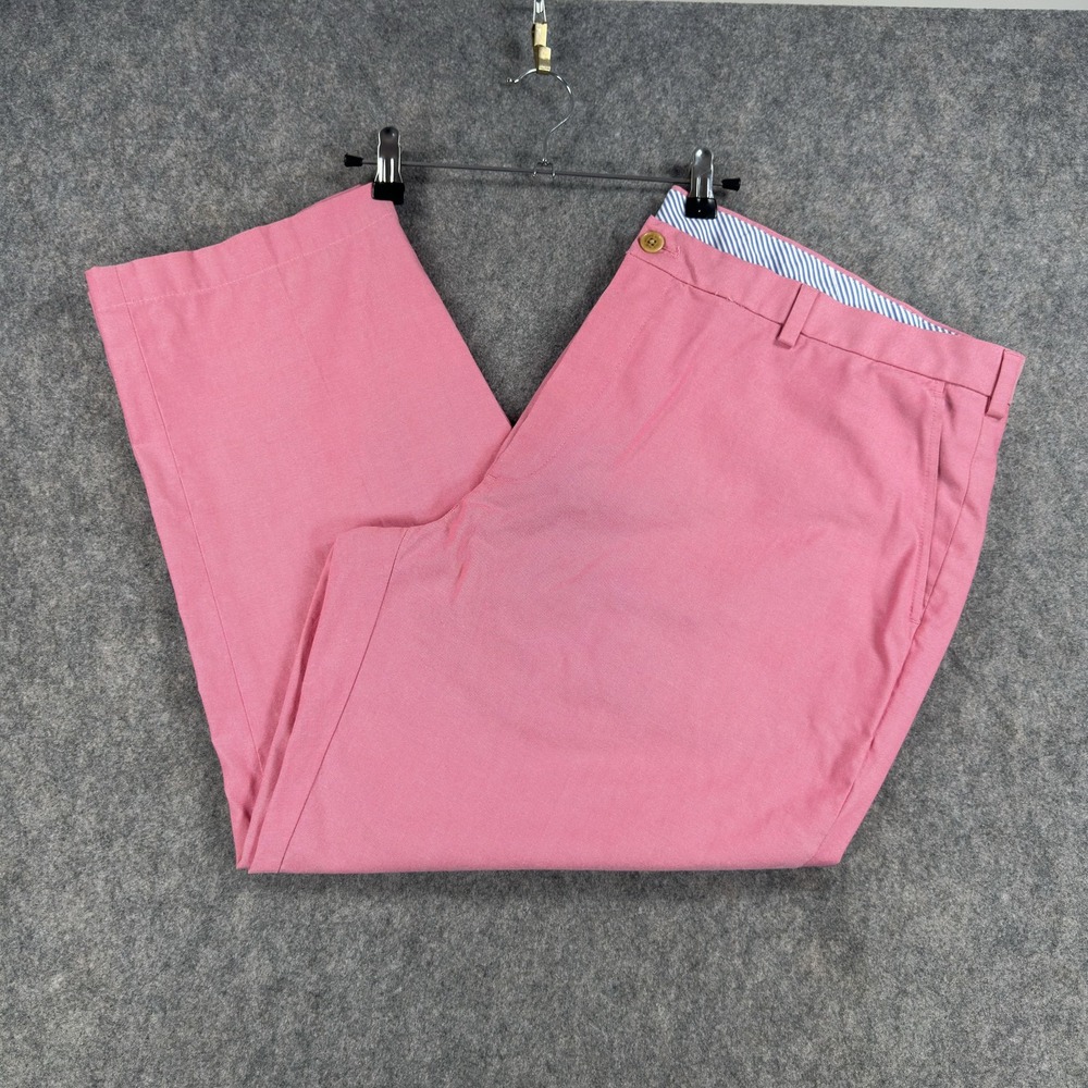 Brooks Brothers Pants Mens 43x26 (Tag 44x30) Pink Clark Advantage Chino